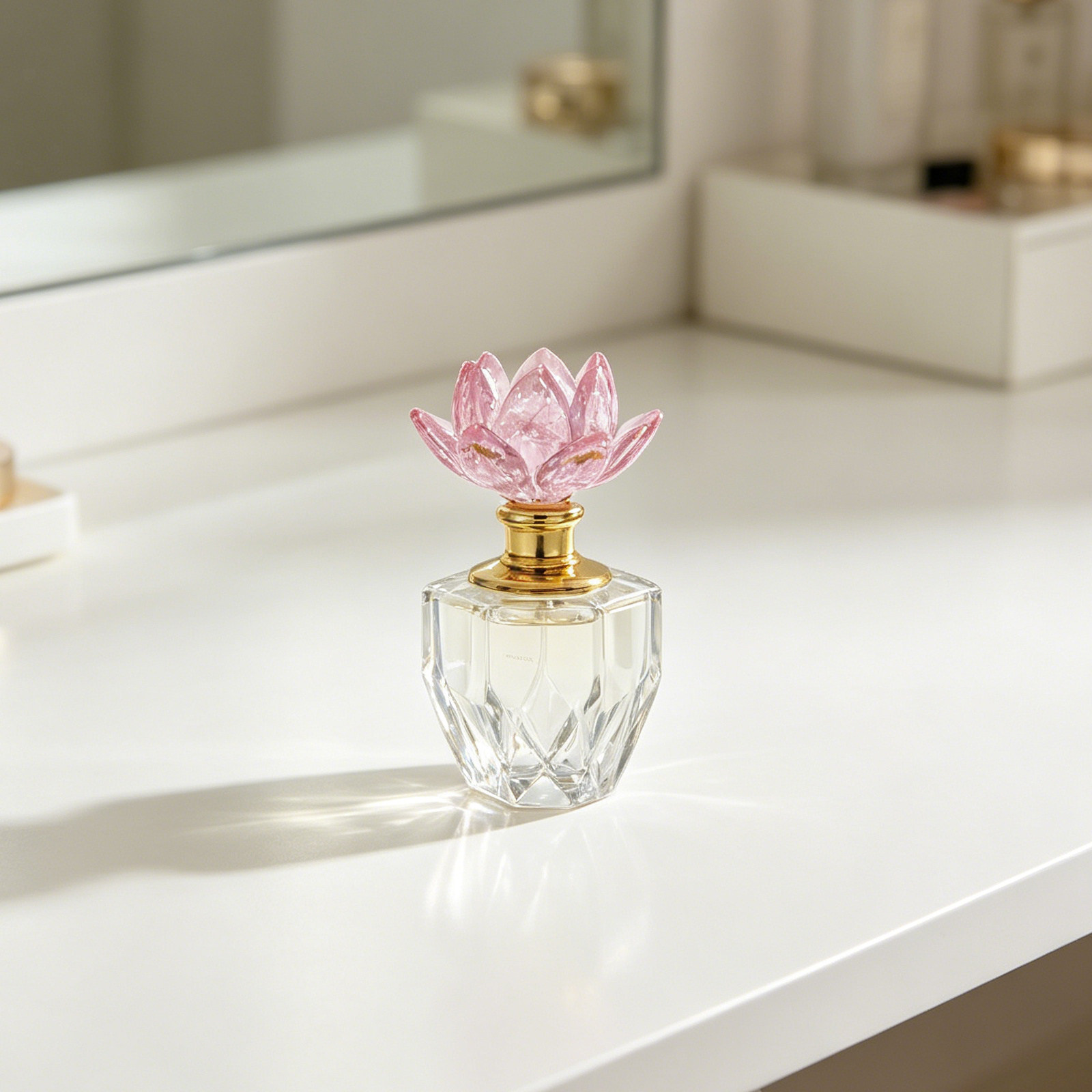 Perfume Refill Bottle - Bottiglia di Profumo in Cristallo Rosa