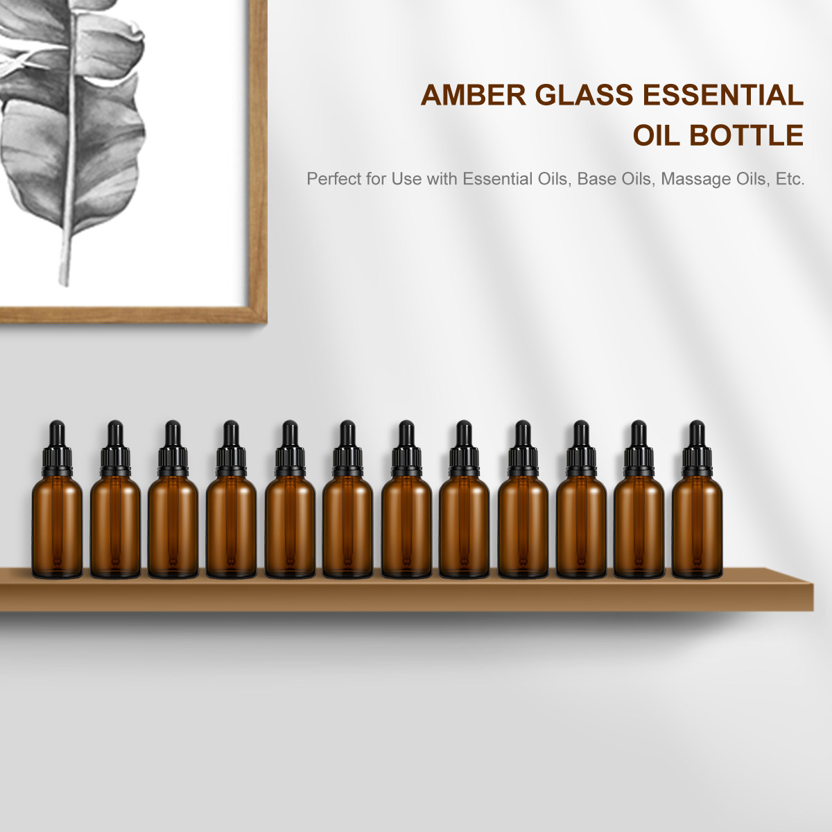 Perfume Refill Bottle - Set di 12 Bottiglie in Vetro