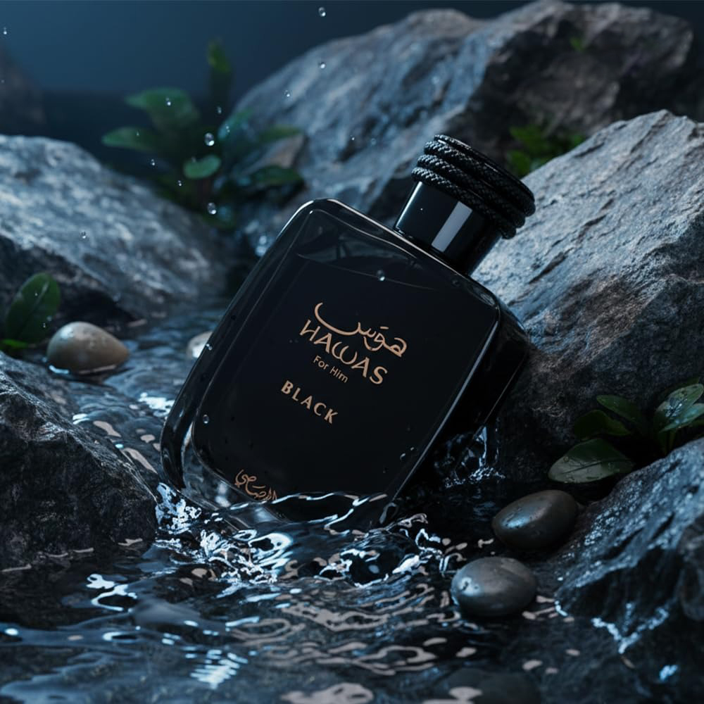 Hawas Black di Rasasi per Uomo - Fragrance Perfume For Man recensione e prezzo